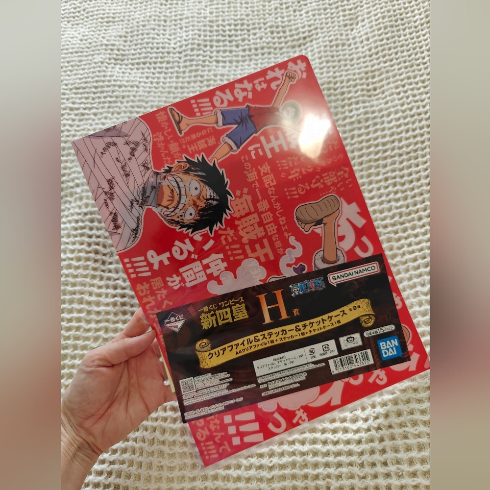 One piece Clear file + Sticker + ticket case